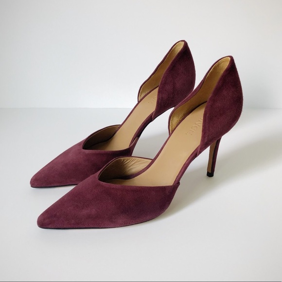Vince Paulette Suede D’Orsay Pump - Picture 4 of 8